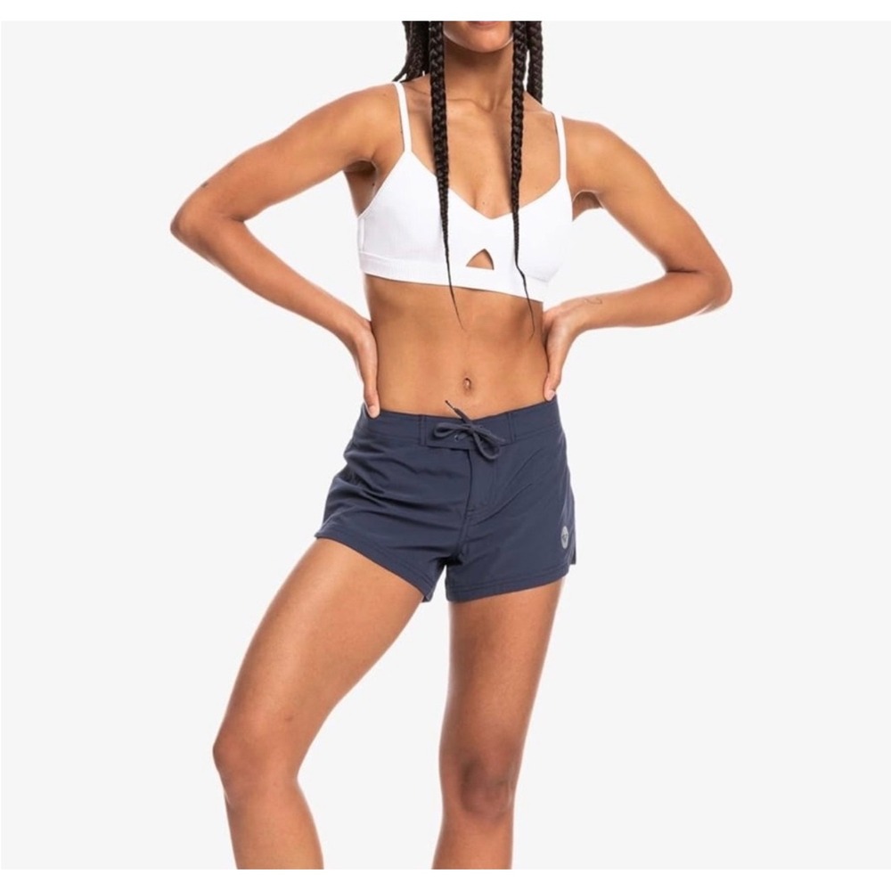 NWT Roxy Women's Board Shorts – Quick Dry Swim Bottoms, 2" Inseam - Picture 4 of 8